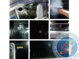 Diduga Tak Senang Kegiataan Penimbunan Solar Dipublikasi, Kendaraan Wartawan Diberondong Peluru