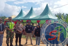 Tak Henti-henti, Polres Rohil Memberikan Pengamanan Untuk Kampanye Para Caleg Disejumlah Daerah