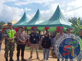 Tak Henti-henti, Polres Rohil Memberikan Pengamanan Untuk Kampanye Para Caleg Disejumlah Daerah