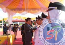 Bupati Rohil Didampingi Ketua PKK Lantik 3 Pejabat Defenitif dan 19 Penghulu