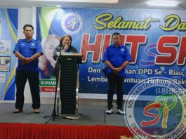HUT SPI ke Tiga dan Pelantikan Empat DPD, LBHR SPI Pun Di Kukuhkan Pemprov Riau