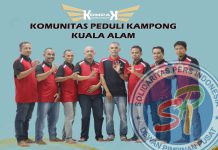 Hari Ini, Komunitas Masyarakat Peduli Kampung (KOMPAK) Hantarkan Pasangan Kasmarni Bagus Mendaftar Ke KPU Bengkalis