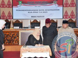 Rapat Paripurna Dipimpin Langsung Oleh Pimpinan DPRD Bengkalis Sofyan dan Wakil Ketua III Syaiful Ardi