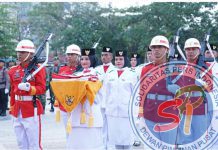 Penurunan Bendera Merah Putih Ke 79 RI di Lapangan Gajah Mada