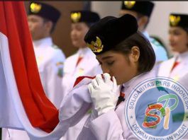 Violetha Agryka Sianturi Menjadi Pemimpin Upacara Pengukuhan Paskibraka di IKN