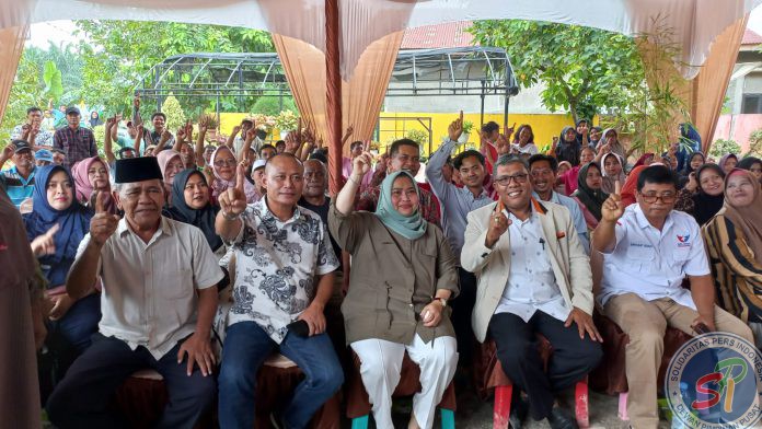 Saat Kampanye Diolagis, Ratusan Masyarakat Teriak KBS No Urut 1 Harus Mimpin Bengkalis Lagi