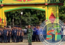 Upacara pelaksanaan Peringatan Hari Pahlawan Tahun 2024 Di Kabupaten Indragiri Hilir