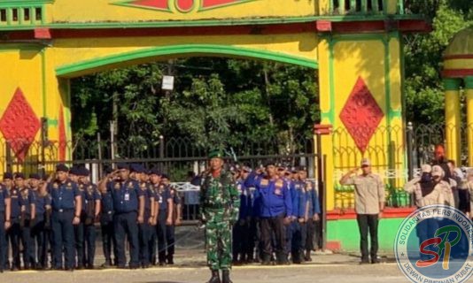 Upacara pelaksanaan Peringatan Hari Pahlawan Tahun 2024 Di Kabupaten Indragiri Hilir