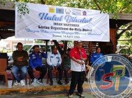 Bangun Semangat Kebersamaan, Lintas Organisasi Wartawan Dumai Gelar Halal Bihalal