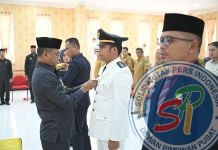 Sekda Rohil Lantik Dua Pejabat Administrator, Tegaskan Profesionalisme dan Responsivitas Pelayanan Publik