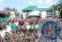 Bupati Siak Buka Resmi Diklatsar Terpadu Banser Angkatan 15 di Ponpes An-Nur Bungaraya